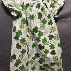 Beautiful Little Girls Shamrock Dress